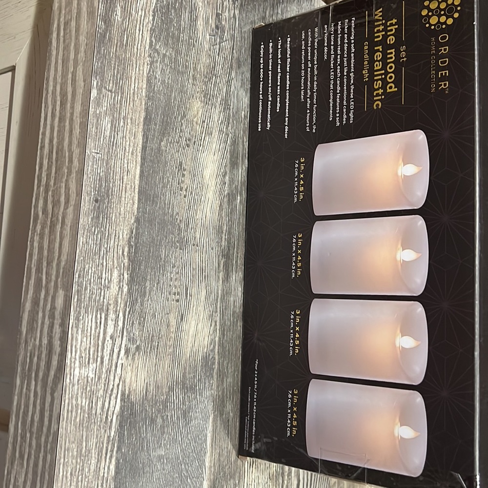 Led candle set - Picture 2 of 3